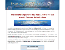 Tablet Screenshot of empoweredyoumedia.com